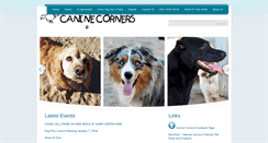 Desktop Screenshot of caninecornersdogpark.com
